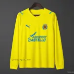 Retro Villarreal CF Home Long Sleeve Jersey
