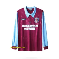 Retro West Ham United Long Sleeve Home Jersey