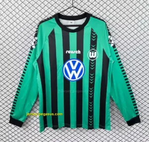 Retro Wolfsburg Home Long Sleeve Jersey