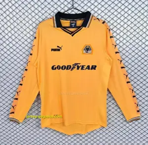 Retro Wolverhampton Wanderers Home Long Sleeve Jersey