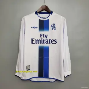 Retro long-sleeved Chelsea away Soccer Jersey