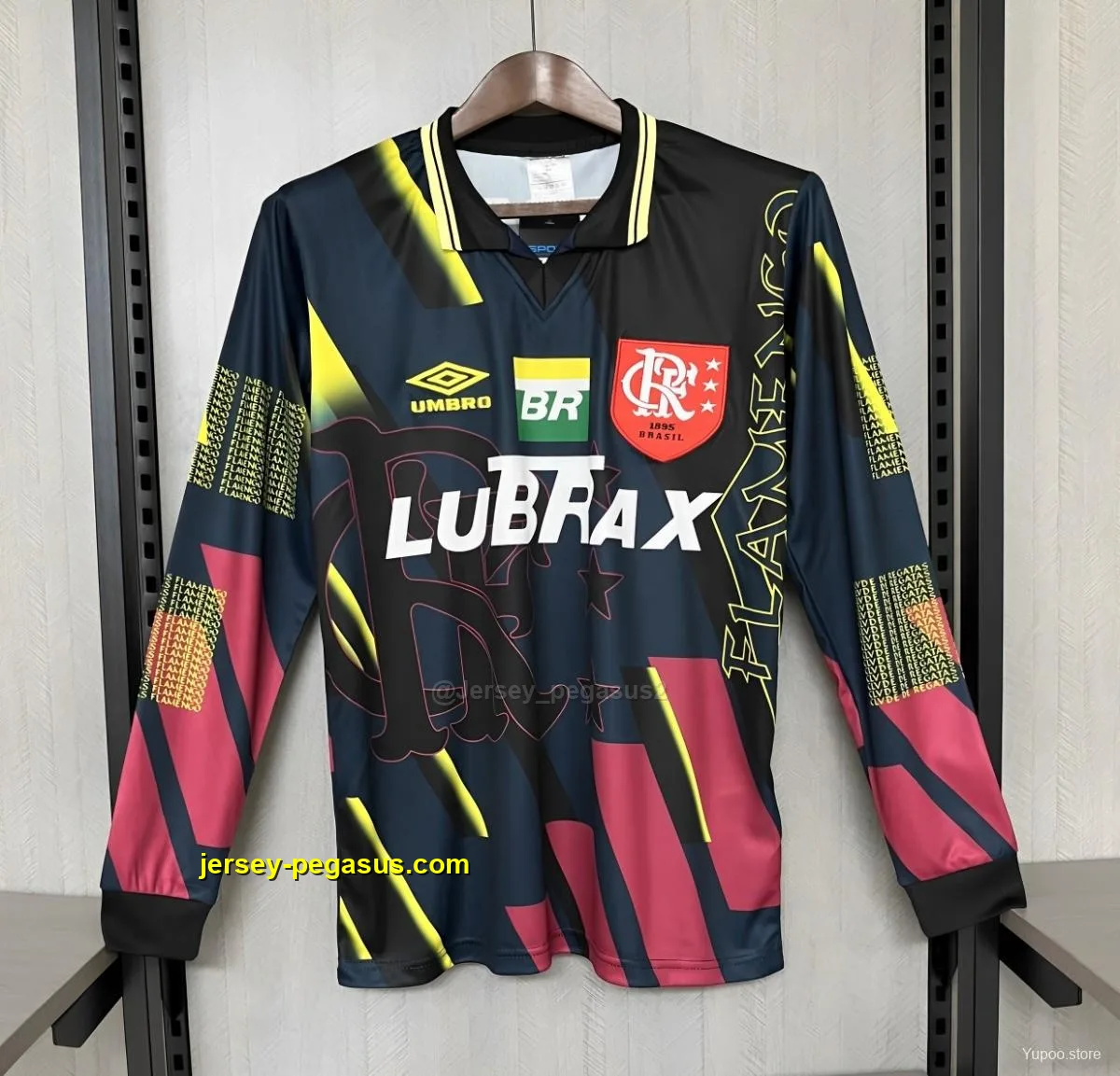 Retro19 Flamengo Black Goalkeeper Long Sleeve Jersey Retro19 Flamengo Black Goalkeeper Long Sleeve Jersey