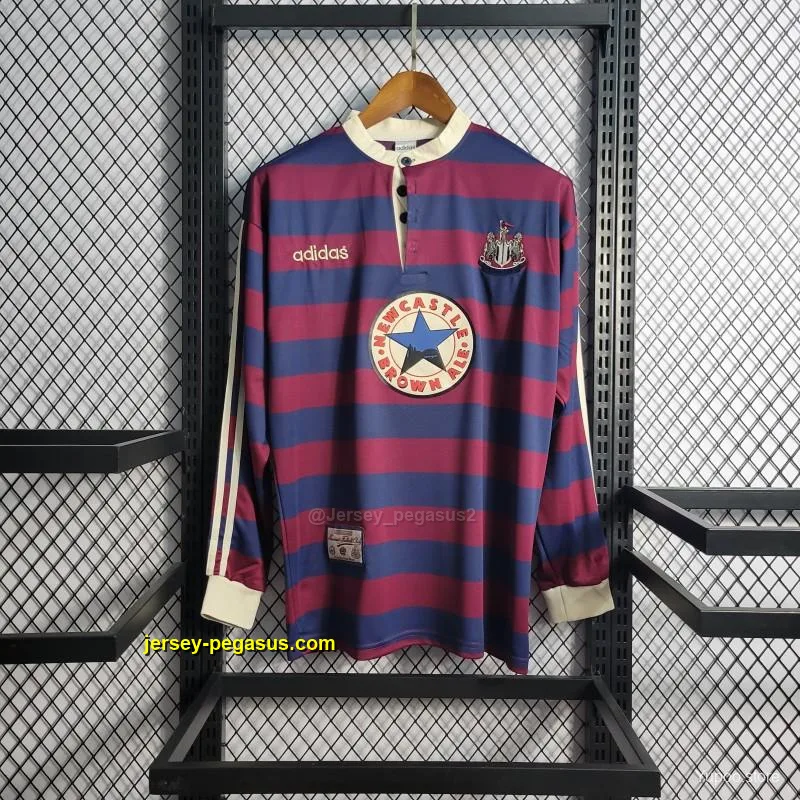 Retro19 Long Sleeve Newcastle Away Soccer Jersey Retro19 Long Sleeve Newcastle Away Soccer Jersey