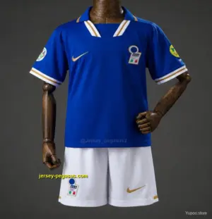 1996 Kids Italy Home Retro Kit Jersey