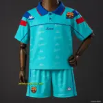 Kids Barcelona Away Retro Kit Jersey