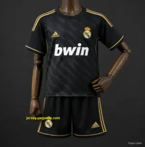 Kids Real Madrid Away Retro Kit Jersey