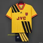 Retro 19 Kids Arsenal Yellow & Black Away Jersey