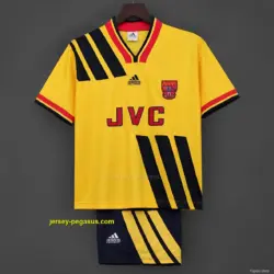 Retro 19 Kids Arsenal Yellow & Black Away Jersey