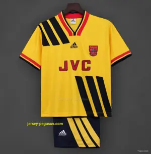 Retro 19 Kids Arsenal Yellow & Black Away Jersey