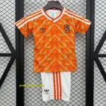 Retro 1988 Kids Netherlands Home Jersey