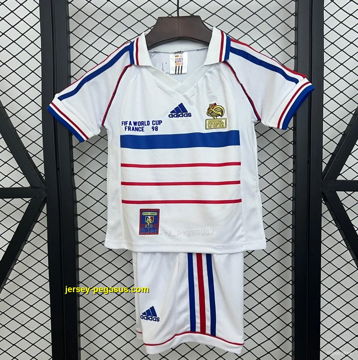 Retro 1998 Kids France Away Jersey Retro 1998 Kids France Away Jersey