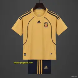 Retro 2008 Kids Spain Away Jersey