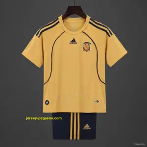 Retro 2008 Kids Spain Away Jersey