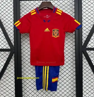 Retro 2010 Kids Spain Home Jersey