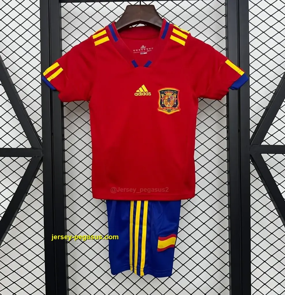 Retro 2010 Kids Spain Home Jersey