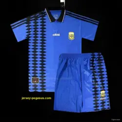 Retro Kids 1994 Argentina Away Jersey