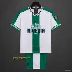Retro Kids 1996 Nigeria Away White Jersey