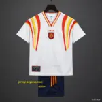 Retro Kids 1996 Spain Third WhiteJersey