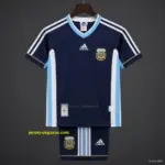 Retro Kids 1998 Argentina Away Jersey