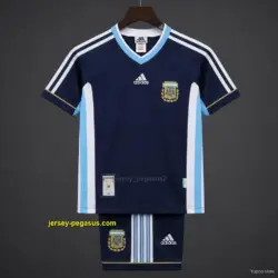 Retro Kids 1998 Argentina Away Jersey