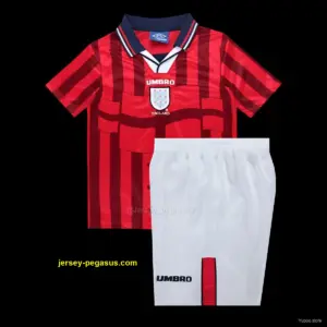 Retro Kids 1998 England Away Jersey