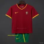 Retro Kids 2000 Portugal Home Jersey