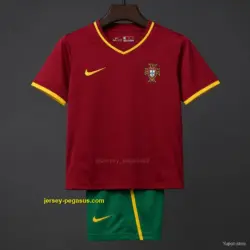 Retro Kids 2000 Portugal Home Jersey