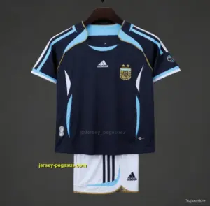 Retro Kids 2006 Argentina Away Jersey