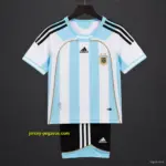 Retro Kids 2006 Argentina Home Jersey