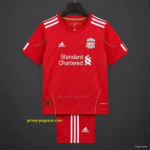 Retro Kids 2010 Liverpool Home Jersey