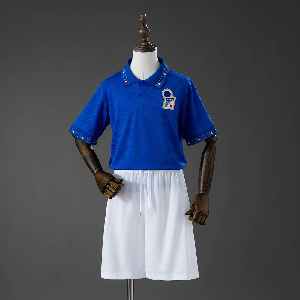 Italy 1994 Home Retro Kids Kit Jersey Italy 1994 Home Retro Kids Kit Jersey