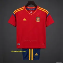 Retro Kids 2012 Spain Home Jersey