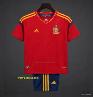 Retro Kids 2012 Spain Home Jersey