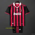 Retro Kids AC Milan Home Jersey