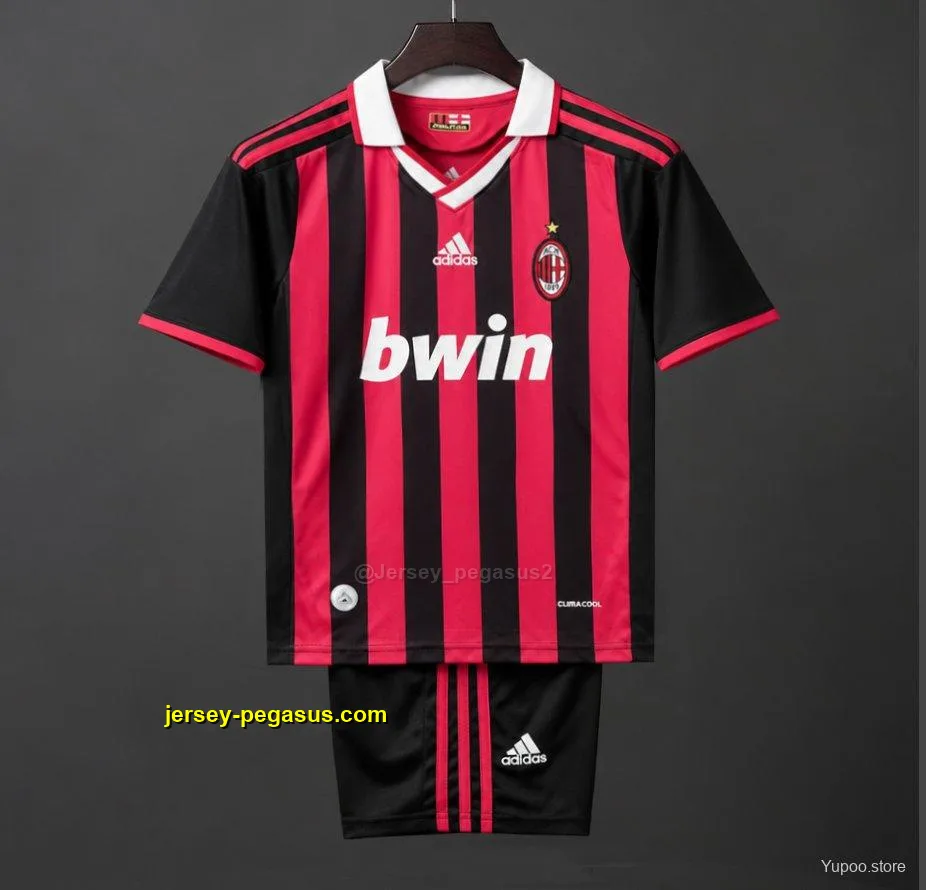 Retro Kids AC Milan Home Jersey Retro Kids AC Milan Home Jersey