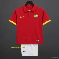 Retro Kids AS Roma Maroon Home Jersey