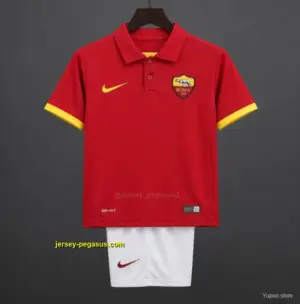 Retro Kids AS Roma Maroon Home Jersey