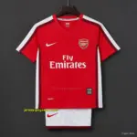 Retro Kids Arsenal Red Home Jersey