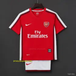 Retro Kids Arsenal Red Home Jersey