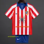Retro Kids Atletico Madrid Home Jersey