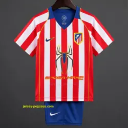 Retro Kids Atletico Madrid Home Jersey