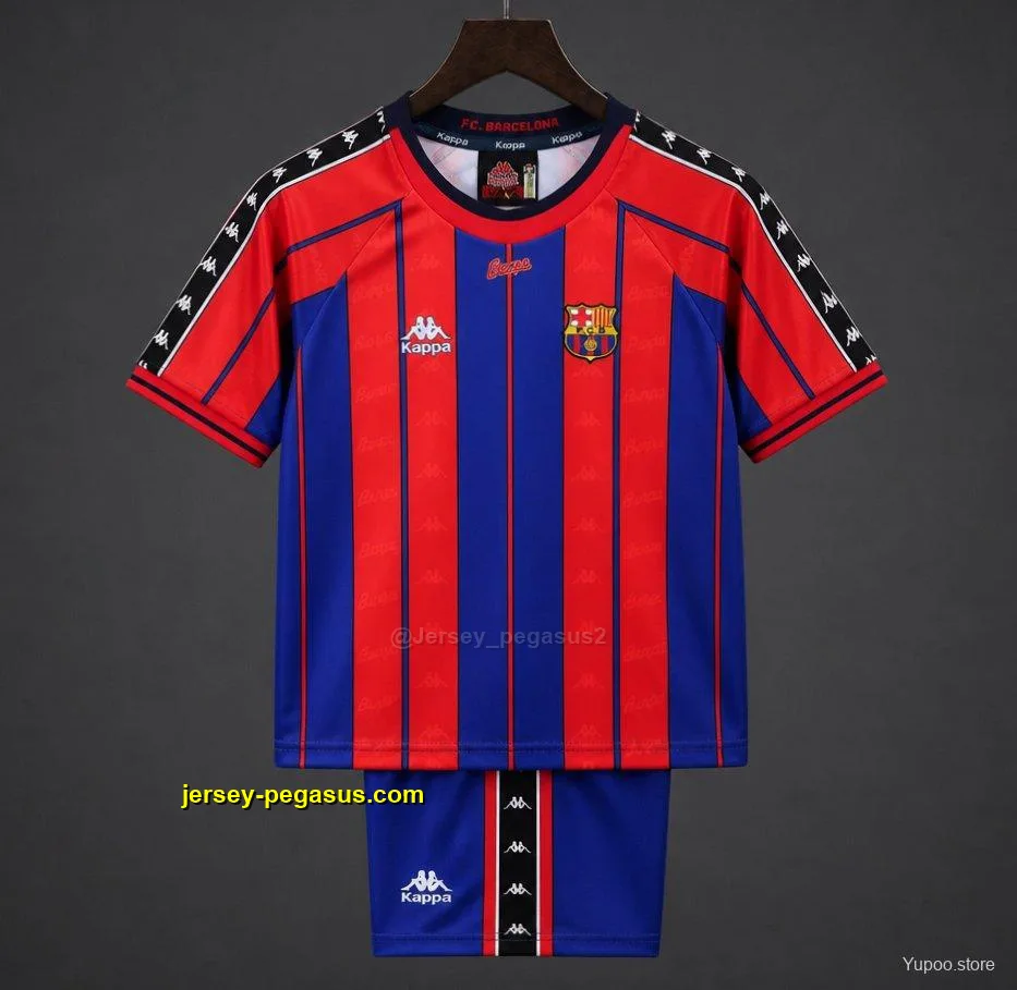 Retro Kids Barcelona Home Jersey Retro Kids Barcelona Home Jersey