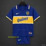 Retro Kids Boca Juniors Home Jersey