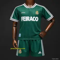 Retro Kids Deportivo de La Coruna Away Green Jersey