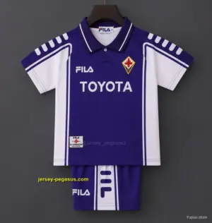 Retro Kids Fiorentina Home Jersey