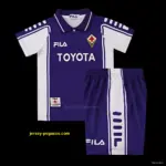 Retro Kids Fiorentina Home Soccer Jersey