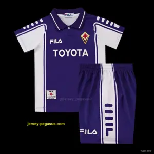 Retro Kids Fiorentina Home Soccer Jersey