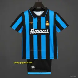 Retro Kids Inter Milan Blue-Black Home Jersey