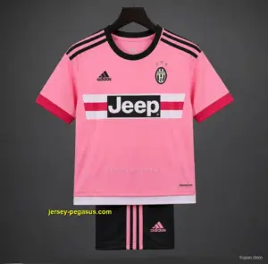 Retro Kids Juventus Away Pink Jersey