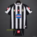 Retro Kids Juventus Black White Home Jersey